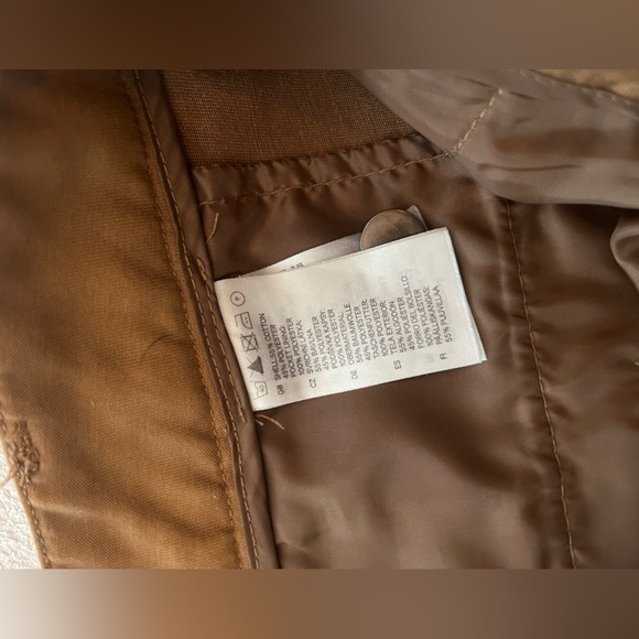 H&M shorts brown caramel tan with pockets women summer - Picture 6 of 9